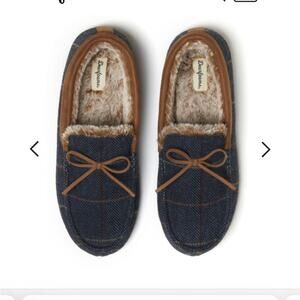 Drarfoams plaid driving Moccasin navy xl temperature regulating indoor outdoor